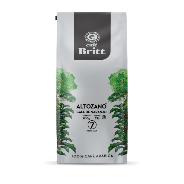 COSTA RICAN ALTOZANO GOURMET COFFEE FROM NARANJO, 908g Whole Beans