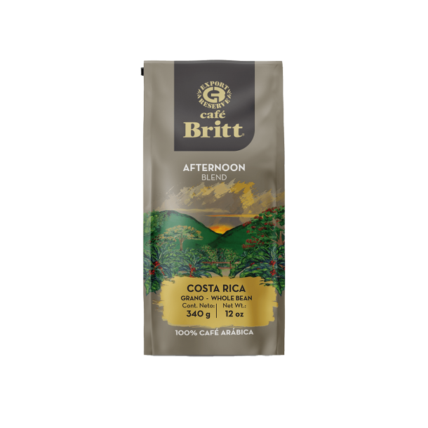 COSTA RICAN AFTERNOON BLEND COFFEE, WHOLE BEAN 340g