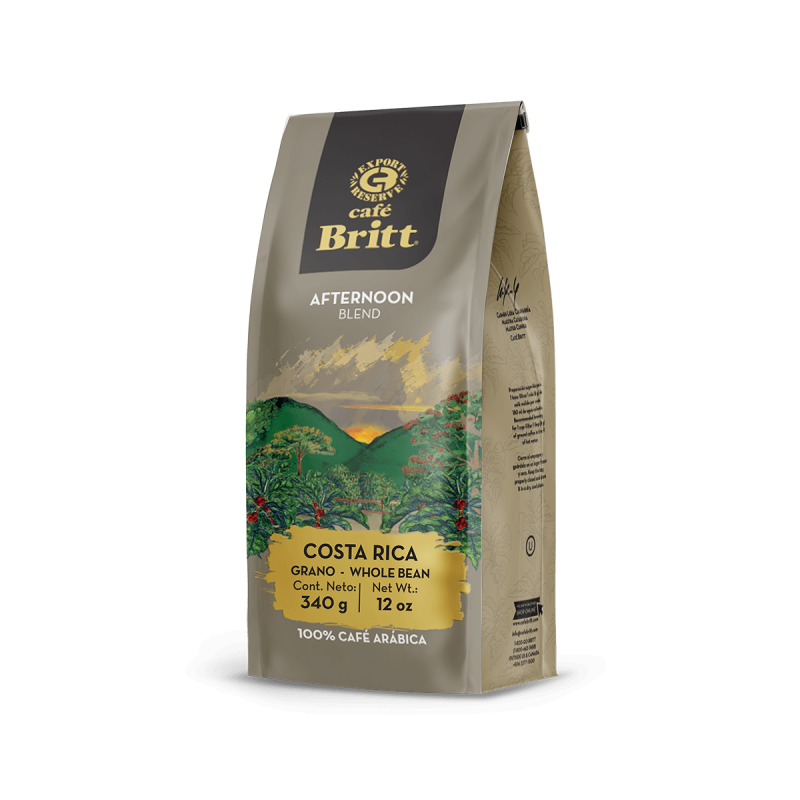 COSTA RICAN AFTERNOON BLEND COFFEE, WHOLE BEAN 340g