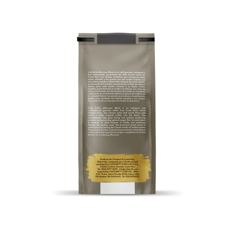 COSTA RICAN AFTERNOON BLEND COFFEE, WHOLE BEAN 340g