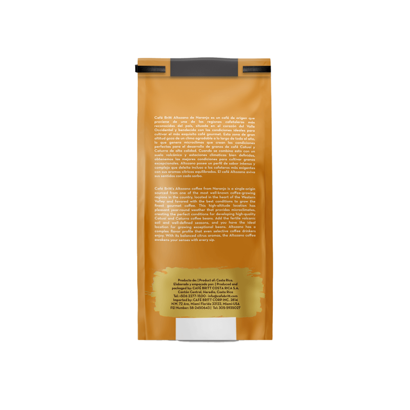 COSTA RICAN ALTOZANO GOURMET COFFEE FROM NARANJO, 340g PUPIŅAS