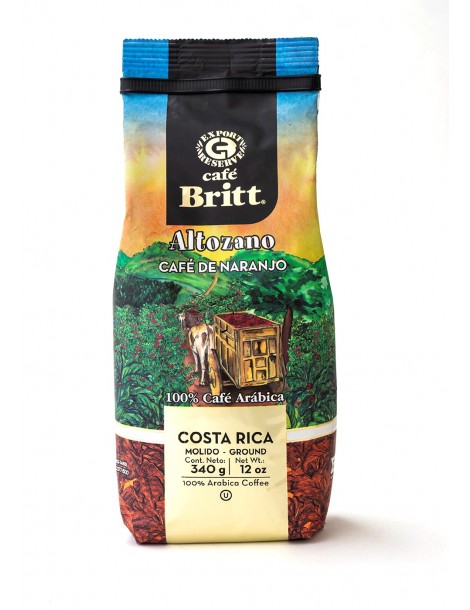 COSTA RICAN ALTOZANO GOURMET COFFEE FROM NARANJO, 340g Whole Beans