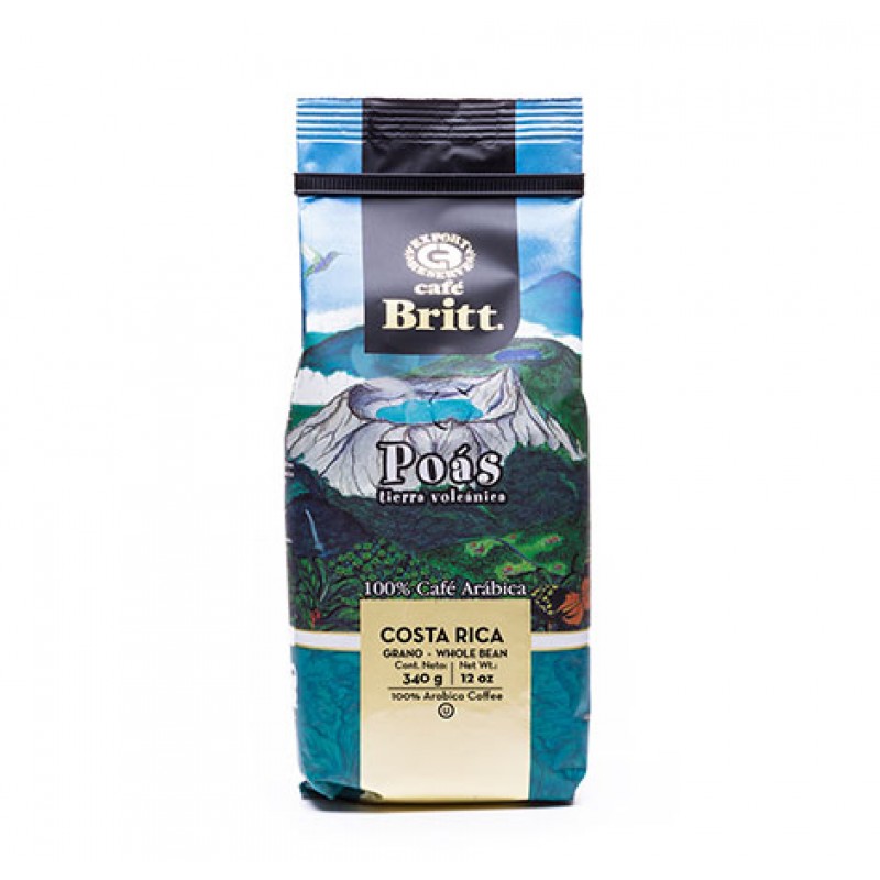 Café Britt® — Costa Rican Origins kafijas komplekts (12 oz.) (3 iepakojumi) (Tarrazú, Tres Ríos & Poás) — kafijas pupiņas, arabikas kafija, košers, bez lipekļa, gardēdis un vidēji gaišs un tumšs grauzdējums